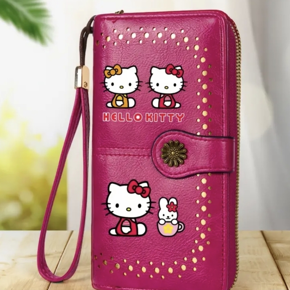 Hello Kitty Pink Wallet/ Wristlet New